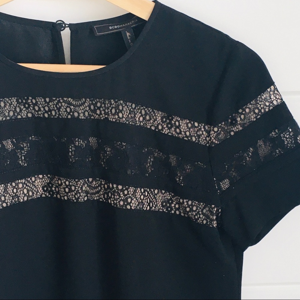 🚫SOLD ✨HP✨BCBGMaxAzria Hayde Lace Blouse - Picture 3 of 8